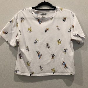 Disney Mickey and Friends Cropped Tee